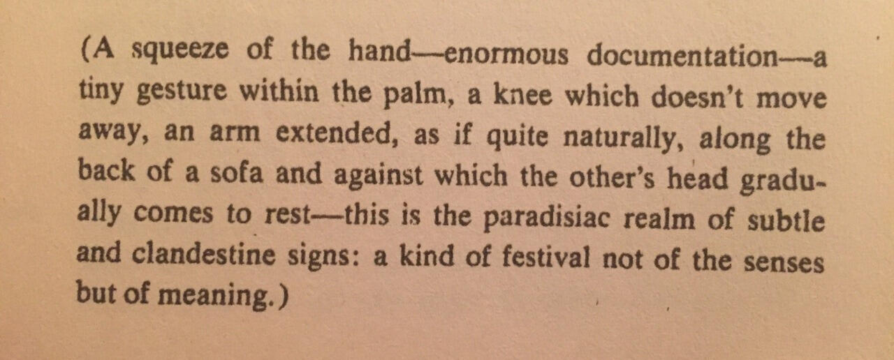 Roland Barthes, A Lover’s Discourse